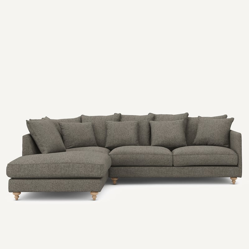 Am.pm Umwandelbares Ecksofa, Tweed, Lazare