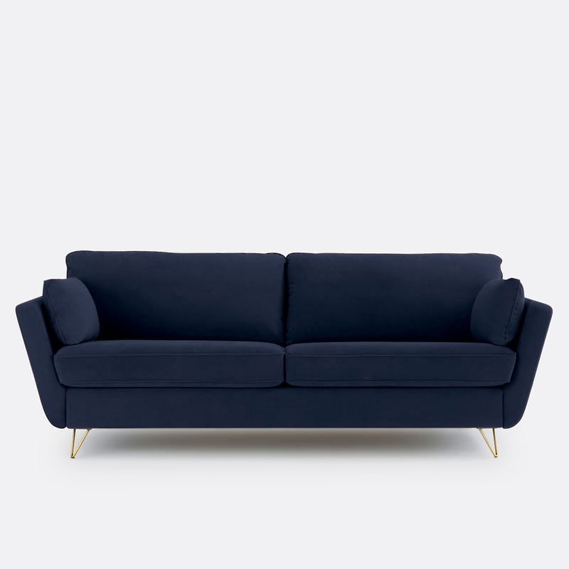 4- Bis 5-sitzer-sofa Aus Samt, Umwandelbar, Topim