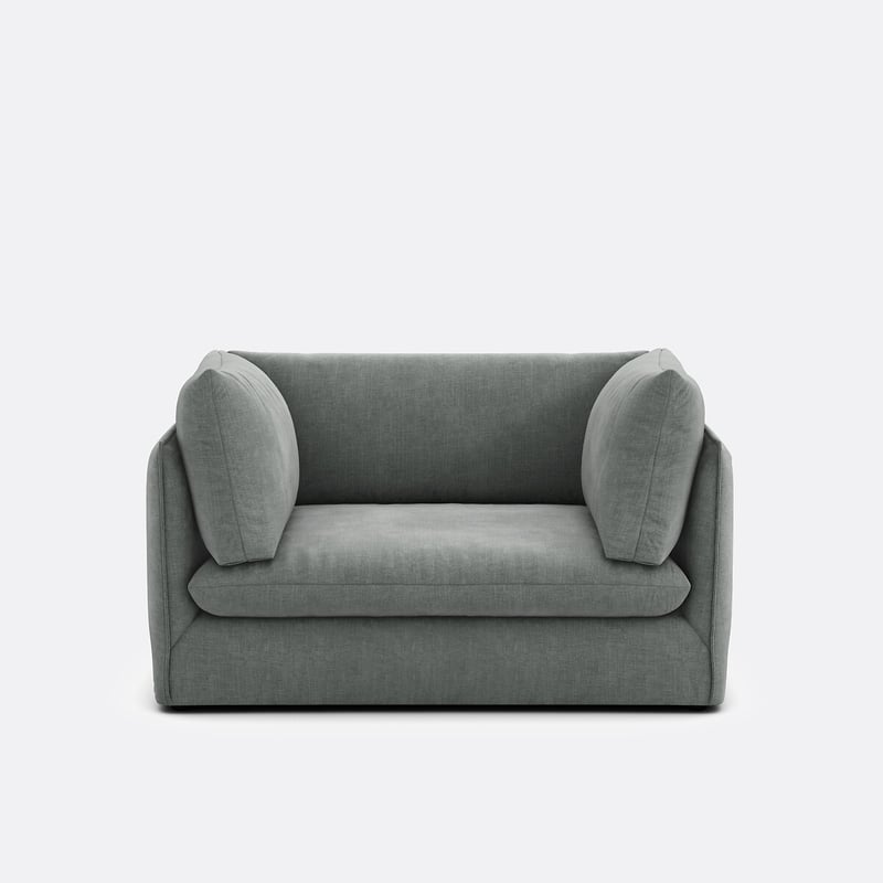 Xl-sesselelement Malo, Für Modulares Sofa, Aus Strukturgewebe