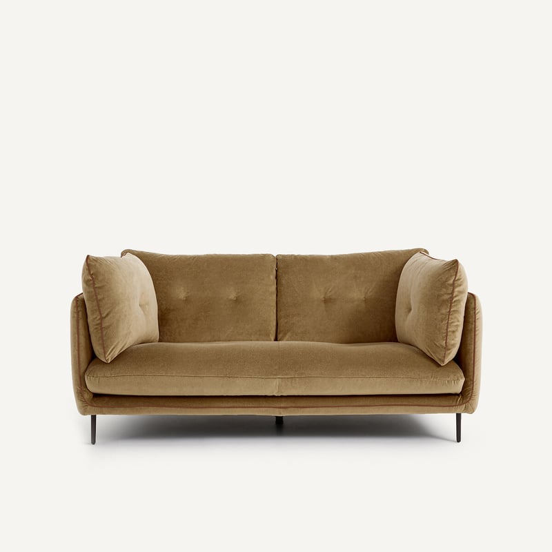 Am.pm 2-sitzer-sofa Aus Leinenvelours, Botero