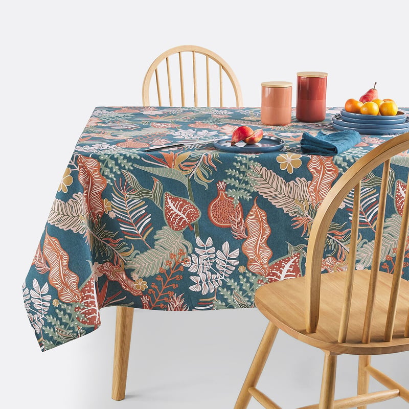 La Redoute Interieurs Bedruckte Tischdecke Tropic, Polybaumwolle, Anti-flecken
