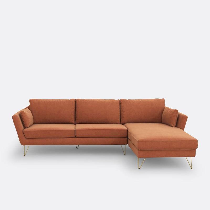 Ecksofa Topim, Samt