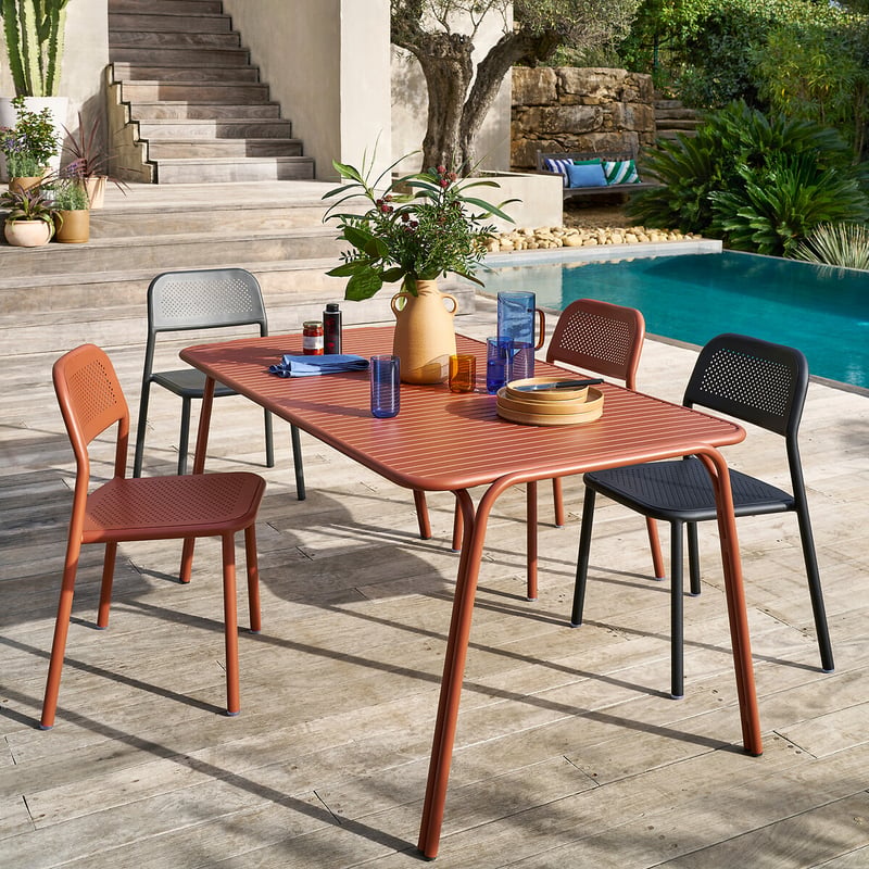 2er-set Gartenstühle Lyona, Aluminium
