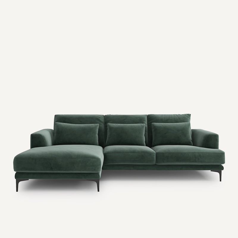 Am.pm Ecksofa Marsile Mit Ecke Links, Samt