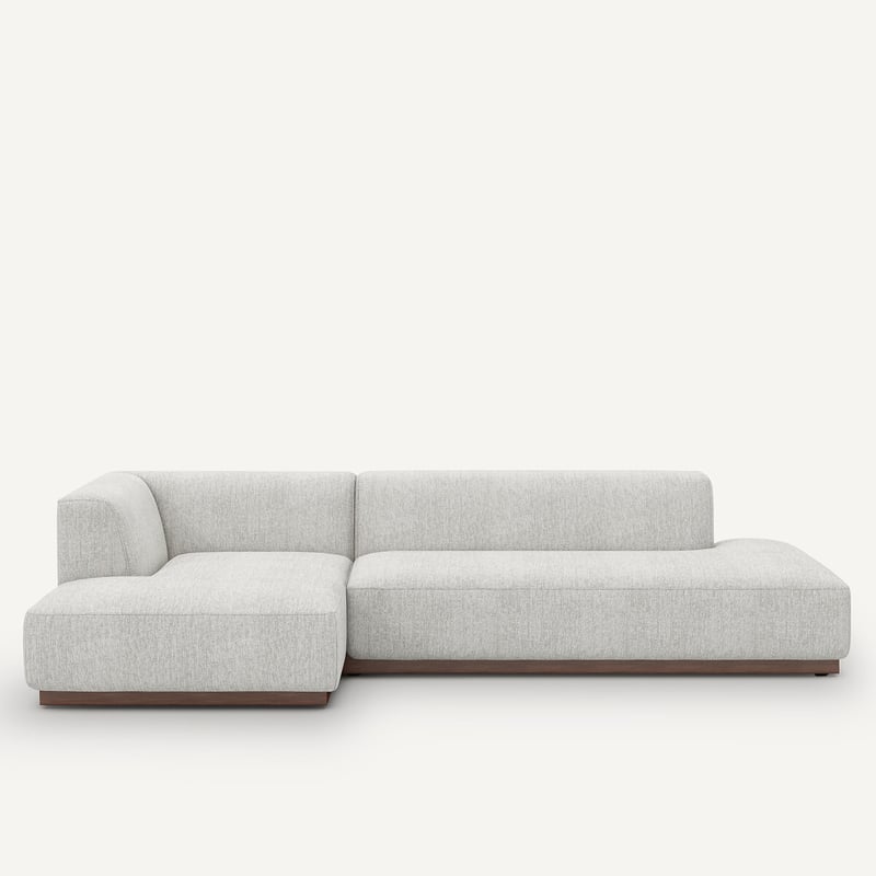 Am.pm Xl-ecksofa Jacopo Mit Ecke Links, Jaspé-stoff