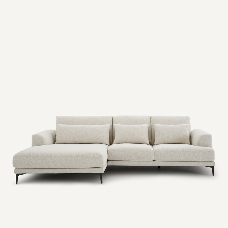 Am.pm Ecksofa Meridian Xl Links In Bouclé, Marsile