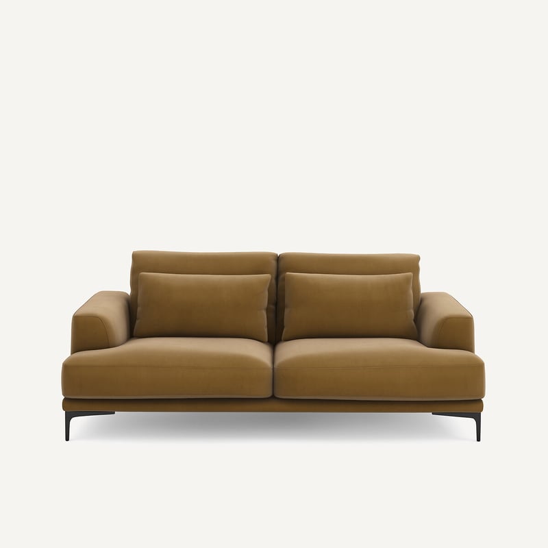 Am.pm 3-sitzer-sofa, Leinenvelours, Marsile