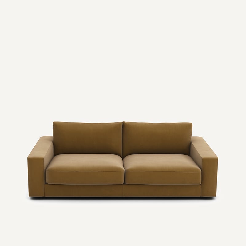 Am.pm Schlafsofa, 3-sitzer, Aus Leinenvelours, Skander
