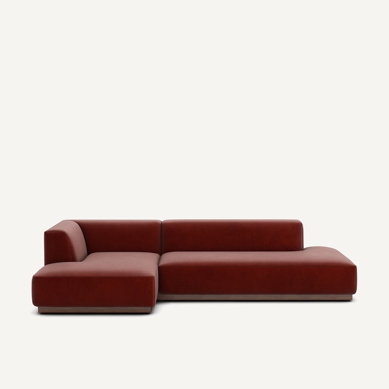 Am.pm Xl-ecksofa Jacopo Mit Ecke Links, Samt