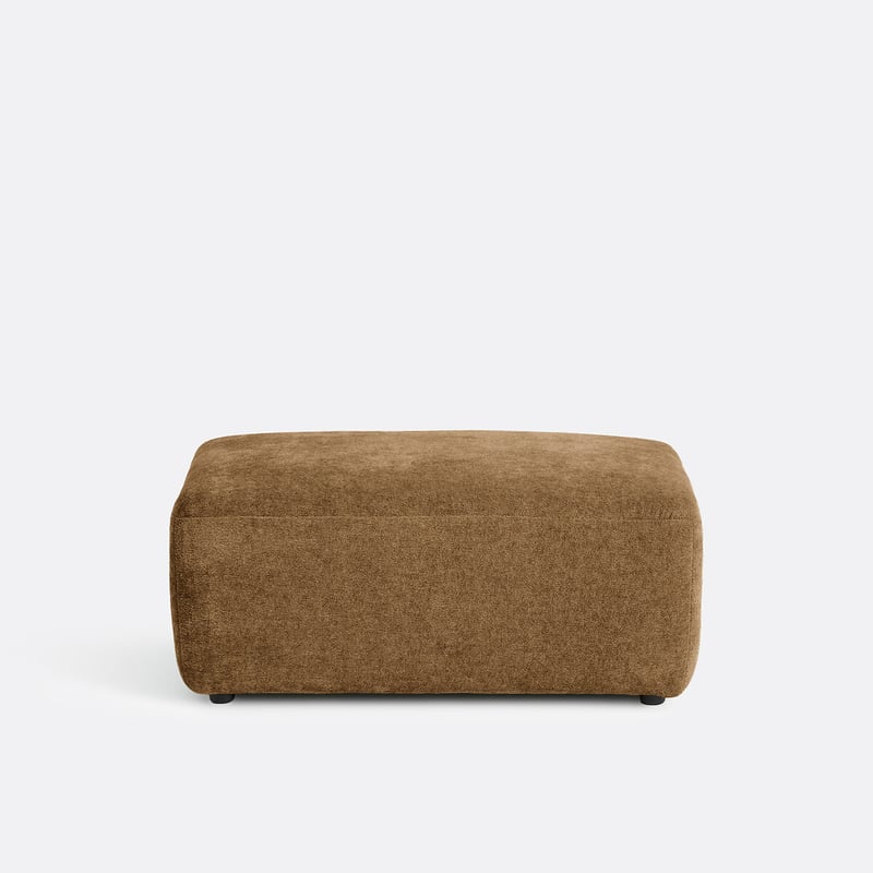 Hocker-element Für Ein Modulares Sofa, Aus Chenille-jacquard, Amad