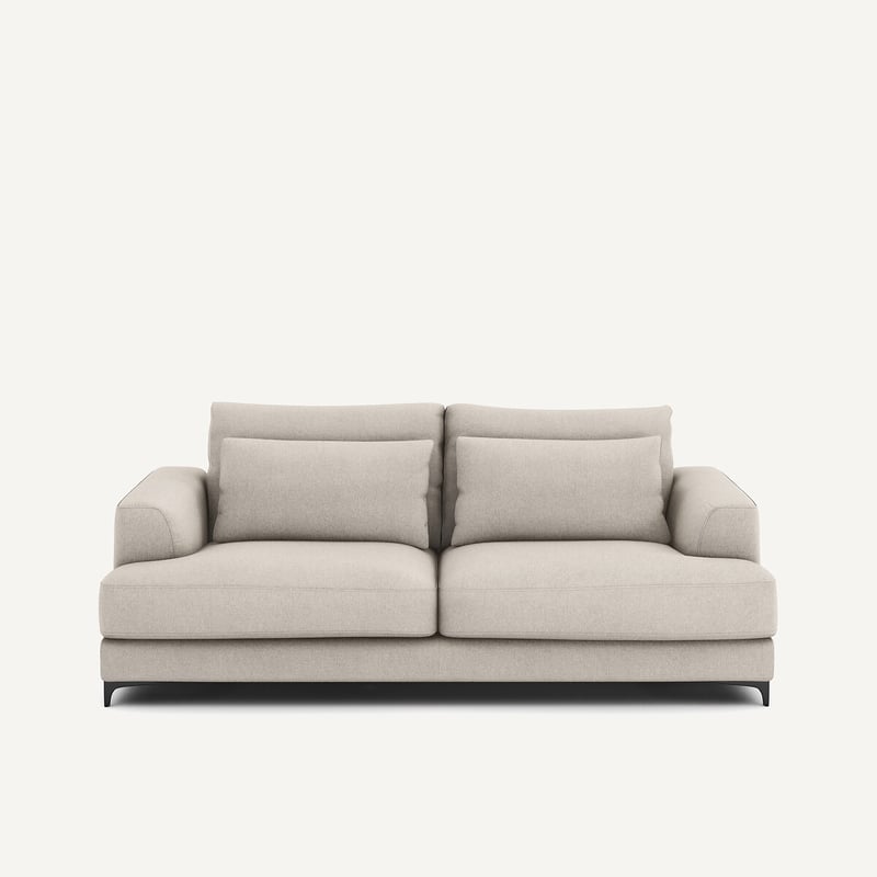 Am.pm 3-sitzer-schlafsofa Marsile, Strukturgewebe Viskose/leinen