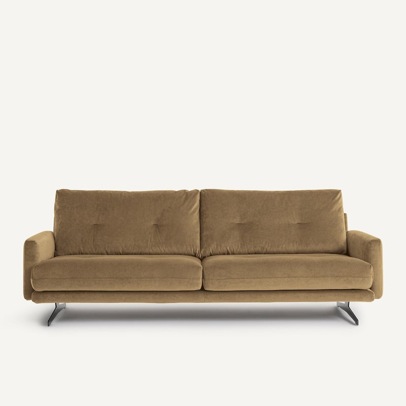 Am.pm Sofa Aus Leinenvelours, Delicato