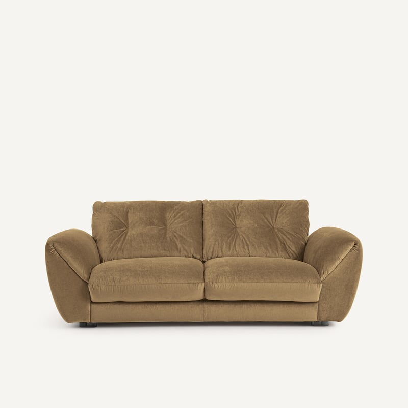 Am.pm 3-sitzer-sofa, Umwandelbar, Leinenvelours, Edgar