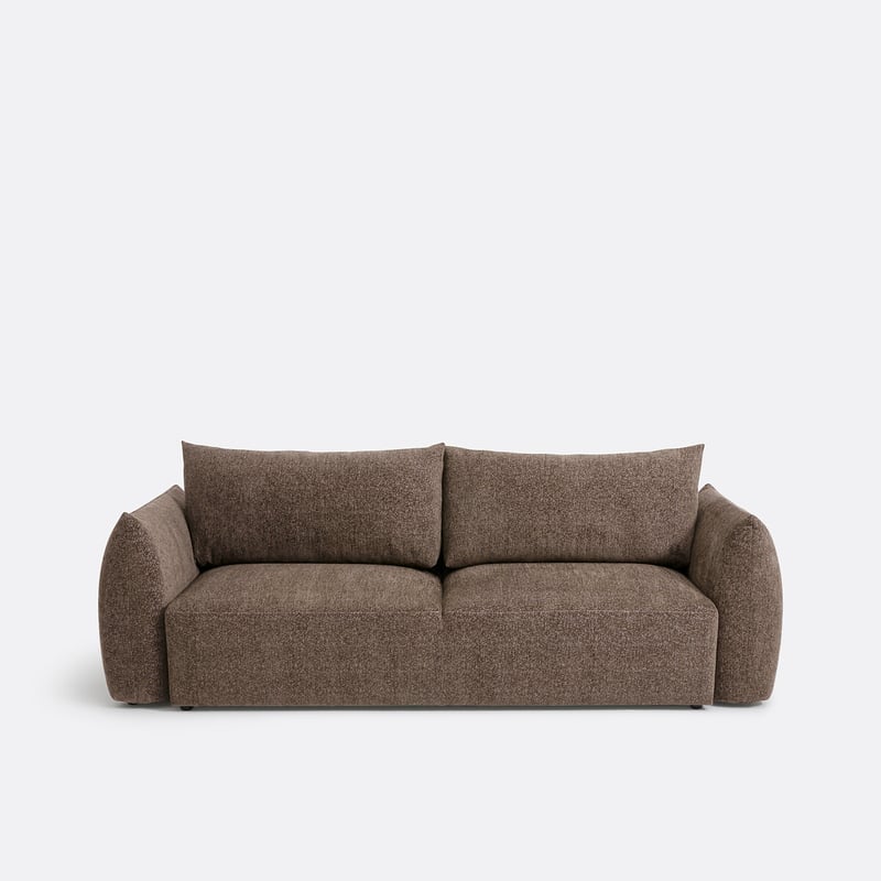 3-sitzer-sofa, Umwandelbar, Chenille Meliert, Edith