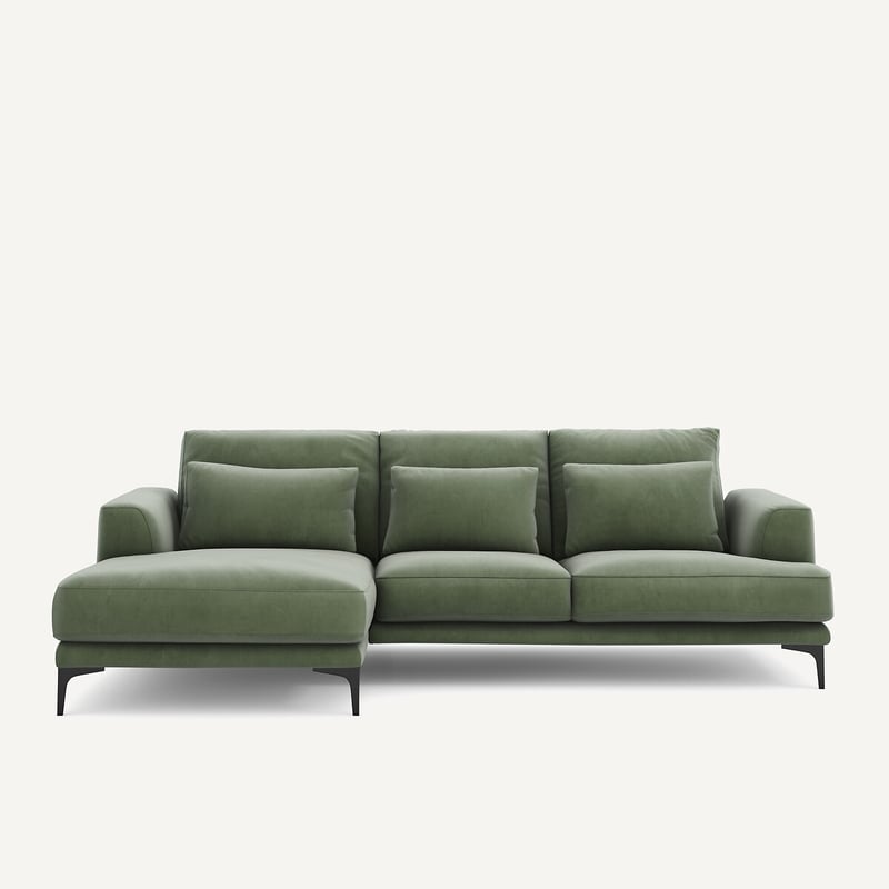Am.pm Ecksofa Marsile Mit Ecke Rechts, Samt