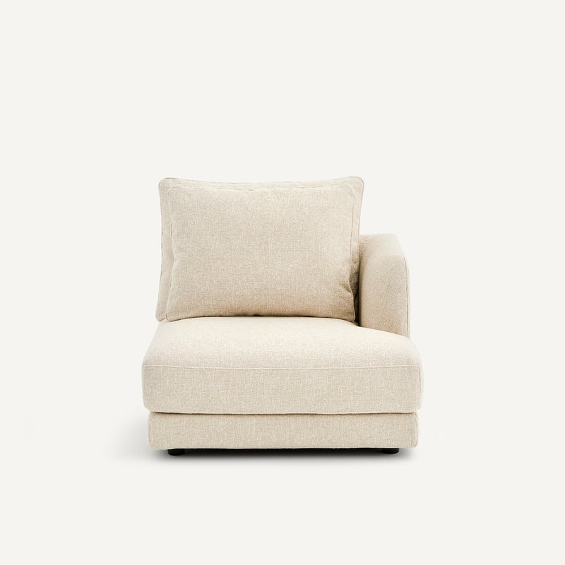 Am.pm Rechtes Halbsofa, Modular, Aus Bouclé, Tiberio