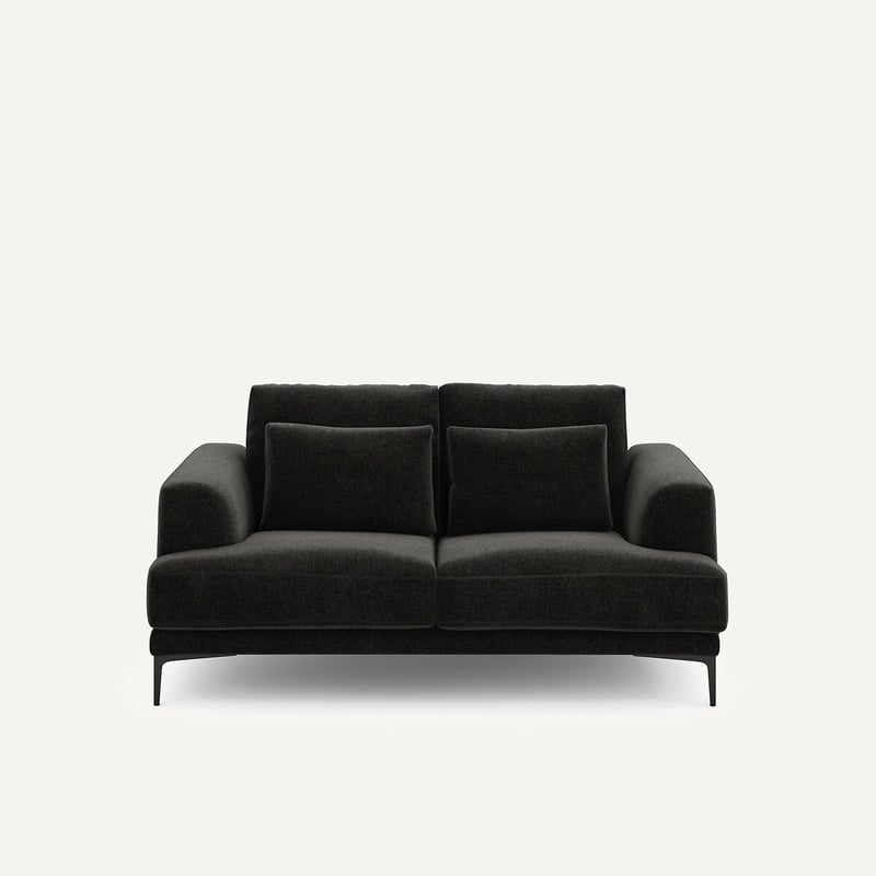 Am.pm 2p-sofa Aus Chenille-samt, Marsile