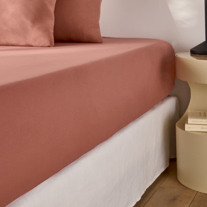 La Redoute Interieurs Fixleintuch Aus Gewaschener Mikrofaser, Recyceltem Polyester, Steghöhe 30 Cm