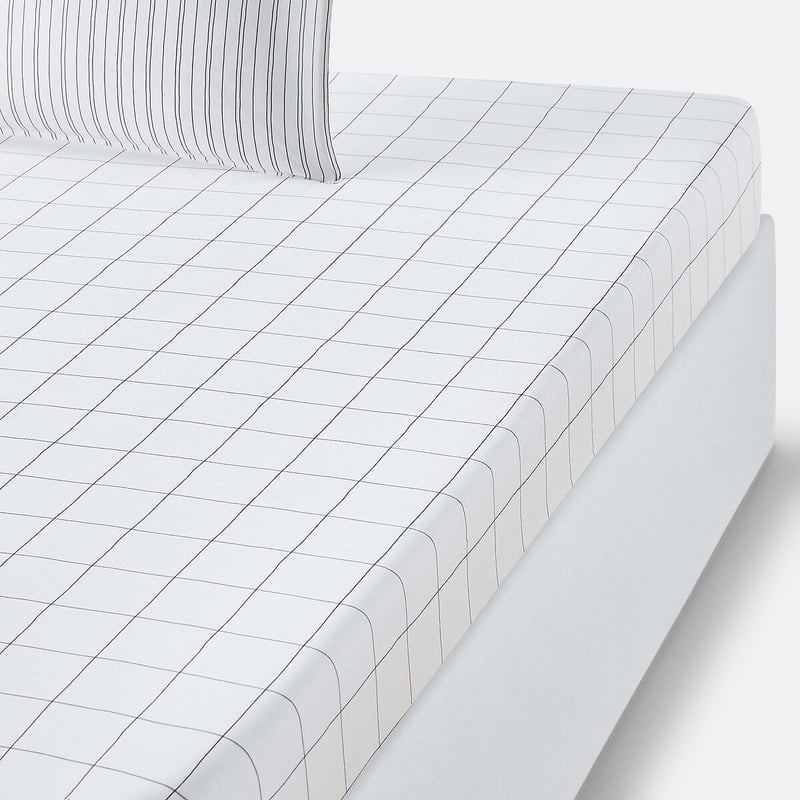 La Redoute Interieurs Fixleintuch Monille Aus Gewaschener Baumwolle