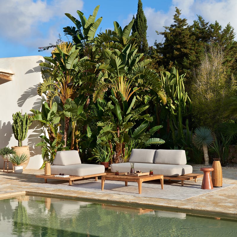 Am.pm 1-sitzer-gartensofa Joeco, Teak