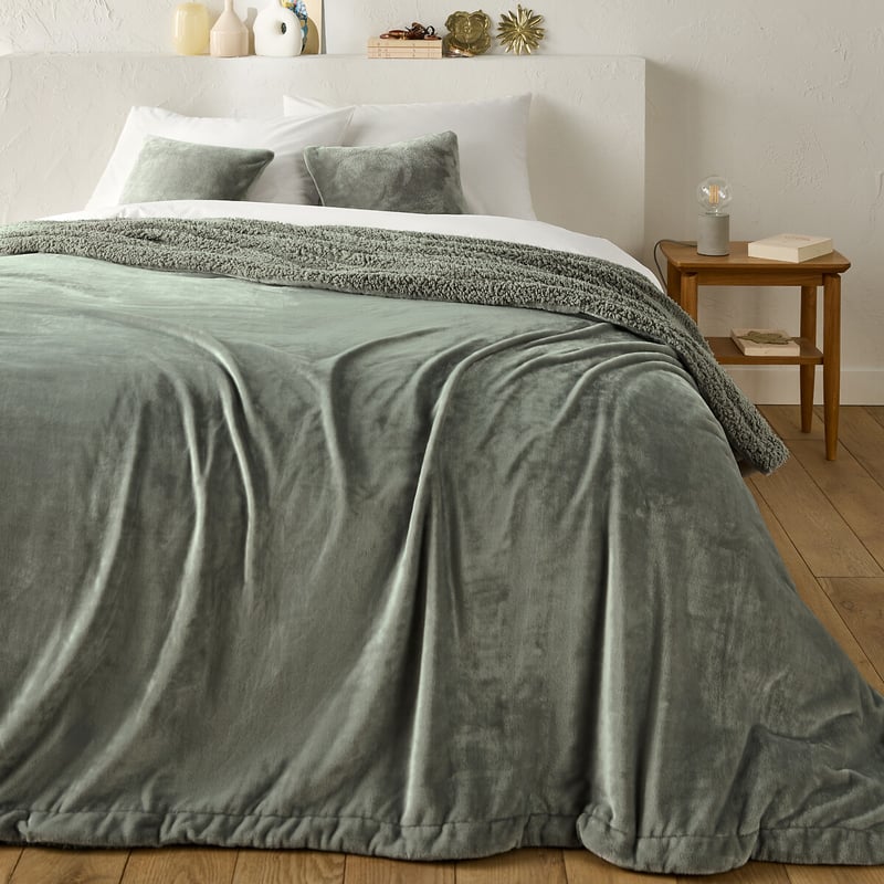 La Redoute Interieurs Tagesdecke Maxine, Fleece Und Sherpa