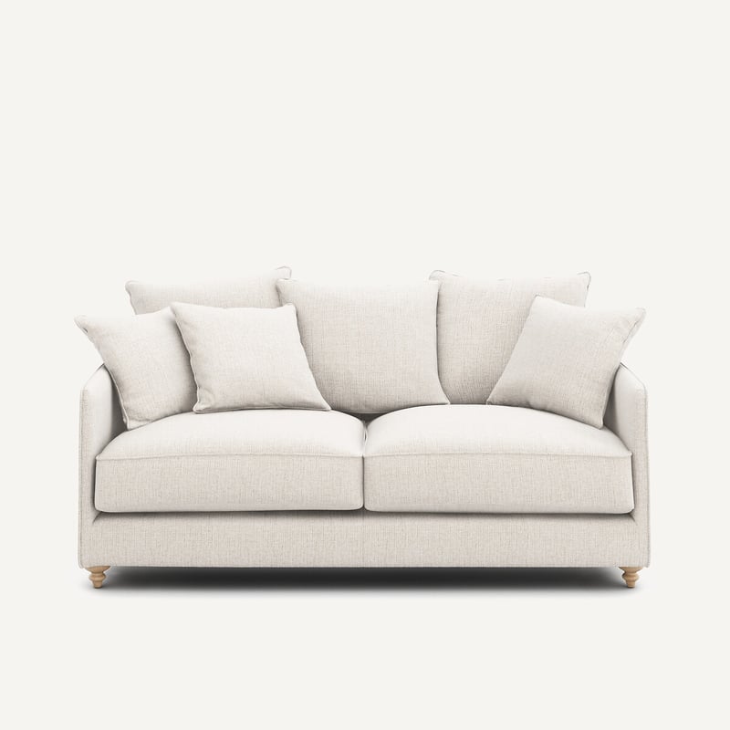 Am.pm Kompaktes, Umwandelbares 3-sitzer-sofa,aus Jaspé-stoff, Lazare