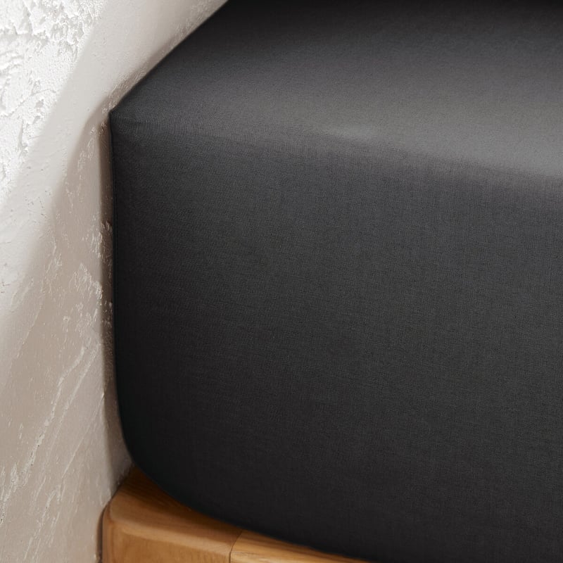La Redoute Interieurs Einfarbiges Fixleintuch Scenario Aus Baumwolle, Steg 32 Cm