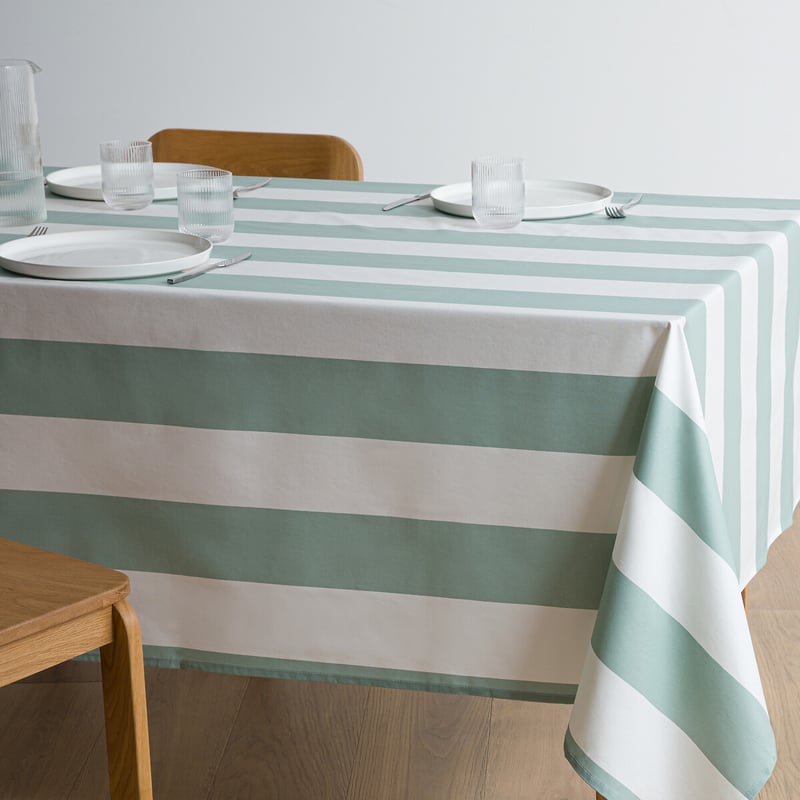 La Redoute Interieurs Tischdecke Hendaye, Beschichtete Baumwolle Mit Streifenmuster