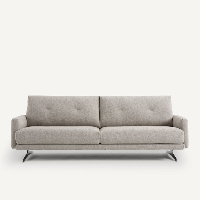 Am.pm Sofa Delicato, Strukturgewebe Viskose/leinen