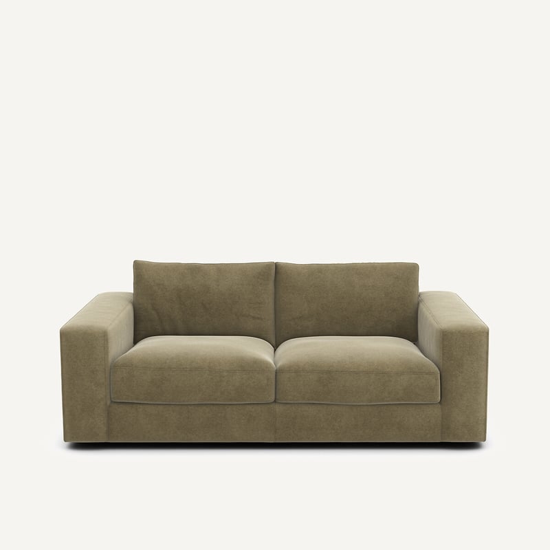 Am.pm Kompaktes 3-sitzer-sofa Aus Leinenvelours, Skander