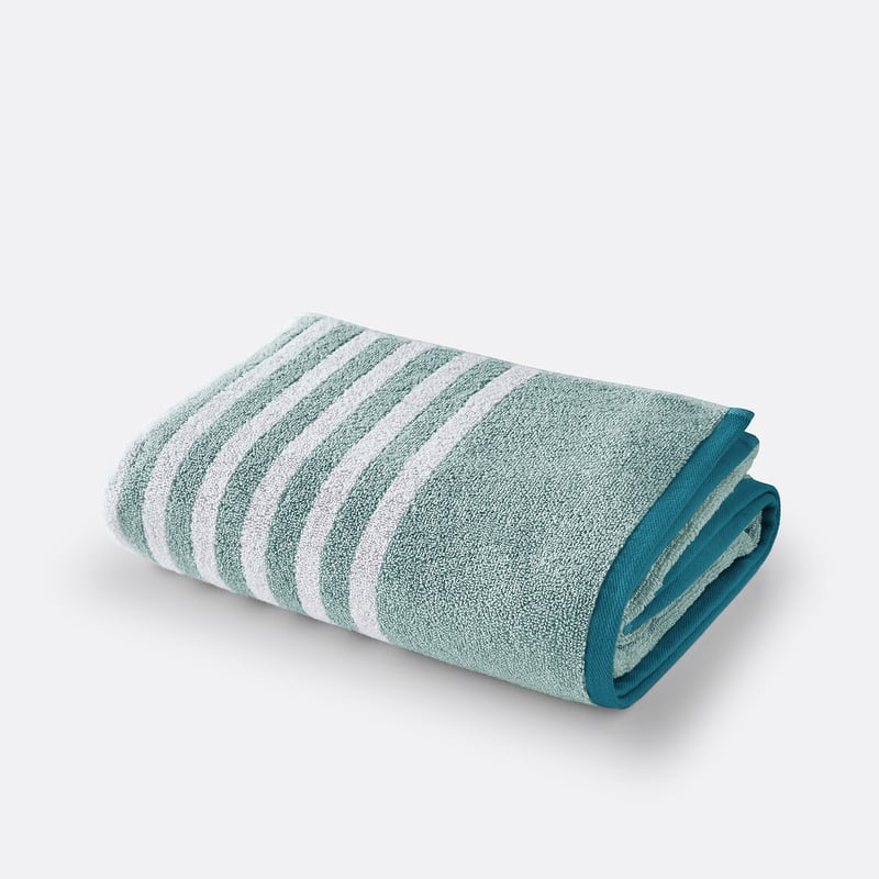 La Redoute Interieurs Gestreiftes Handtuch Calanques Aus Frottee, 500 G/m²