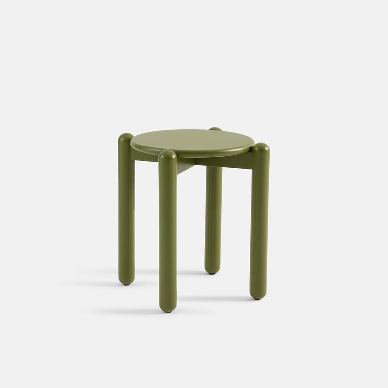 Hocker Buche Massiv Farbig, Coloquo