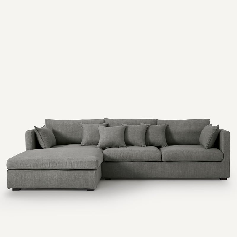 Am.pm Ecksofa, Aus Baumwolle Und Leinen, Néo Kinkajou