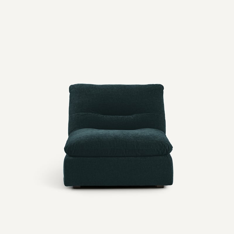 Am.pm Modularer Sessel Giuliano Ohne Armlehnen, Aus Chenille-samt