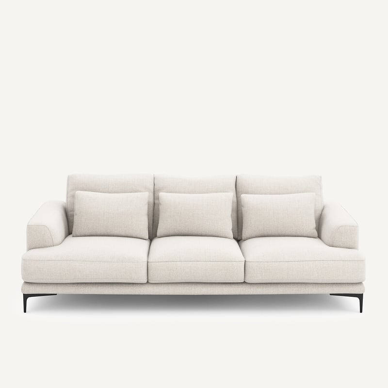 Am.pm 4-sitzer-sofa, Aus Jaspé-stoff, Marsile