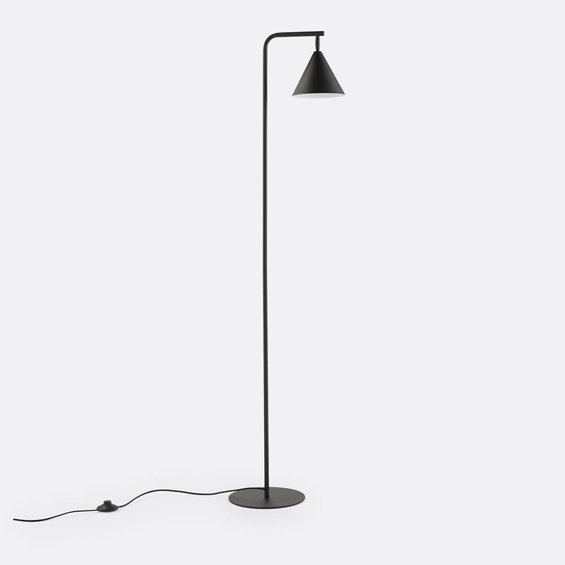 Stehlampe Hiba Mit Schwenkschirm, Eisen