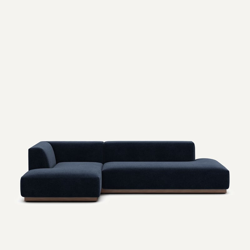 Am.pm Xl-ecksofa Jacopo Mit Ecke Links, Chenillesamt