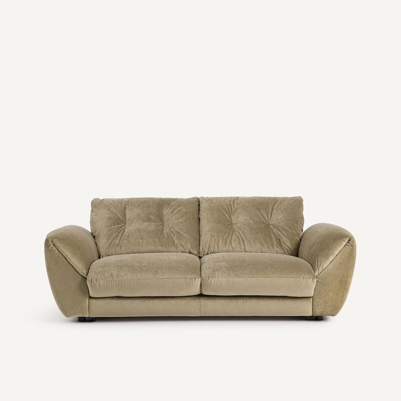 Am.pm 3-sitzer-sofa, Umwandelbar, Leinenvelours, Edgar