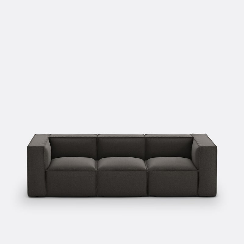 Modularer 3-sitzer Seven, Aus Strukturgewebe