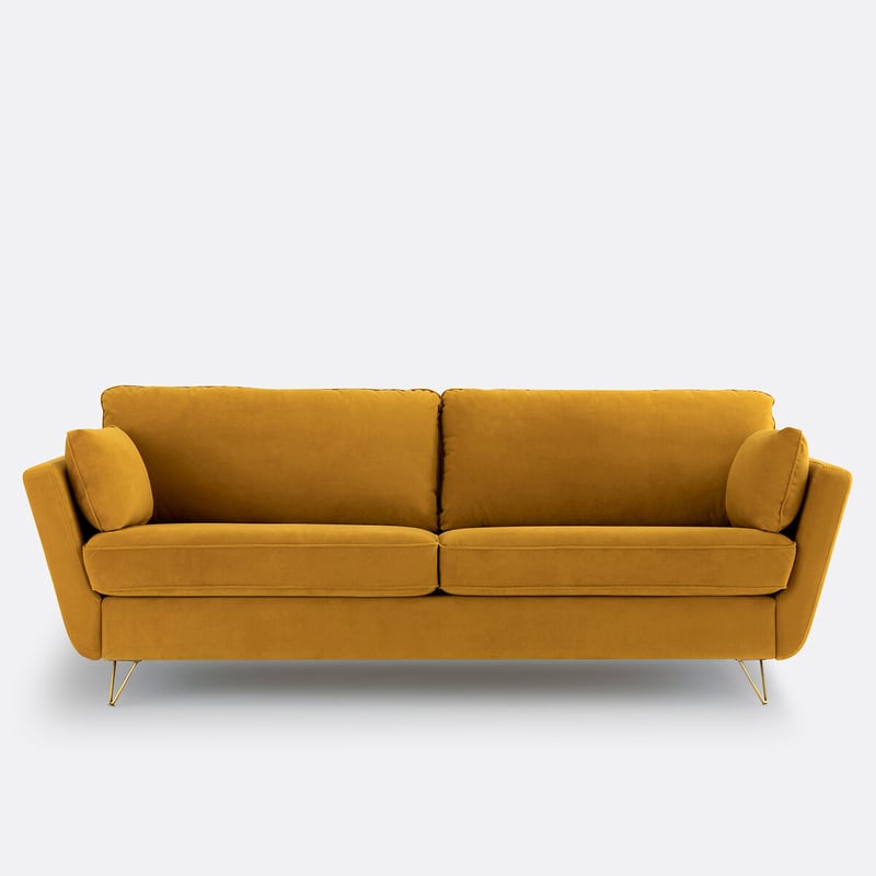 4- Bis 5-sitzer-sofa Aus Samt, Umwandelbar, Topim