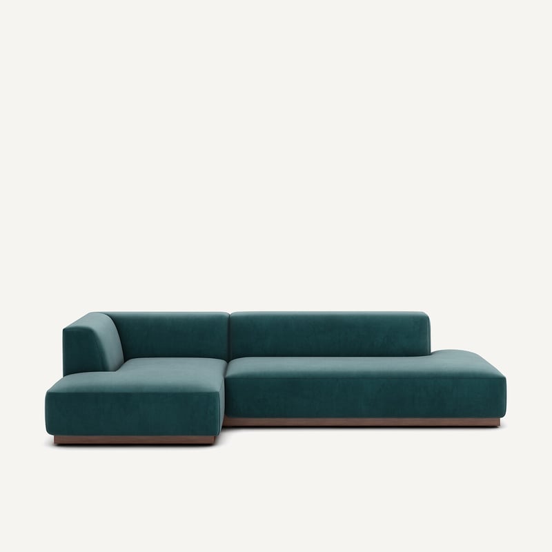 Am.pm Xl-ecksofa Jacopo Mit Ecke Links, Samt