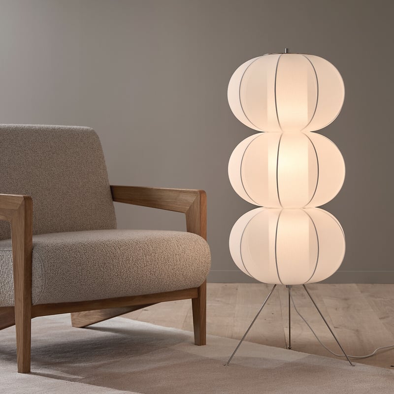 Am.pm Stehlampe Satchi Mit Textilschirm