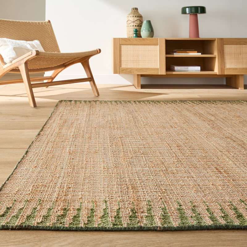 Teppich Gibela, Jute Mit Bordüre