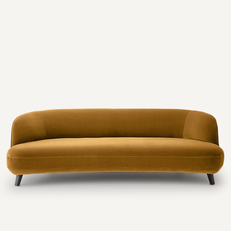 Am.pm X Emmanuel Gallina 5-sitzer-sofa, Samt, Rosebury, Design Emmanuel Gallina