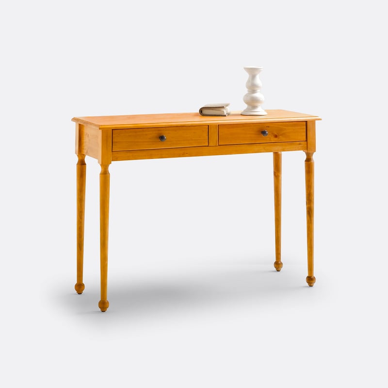 La Redoute Interieurs Konsole Mit 2 Schubladen, Massive Kiefer Und Mdf