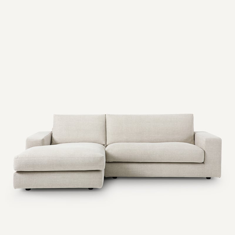 Am.pm Ecksofa Skander, Baumwolle/leinen
