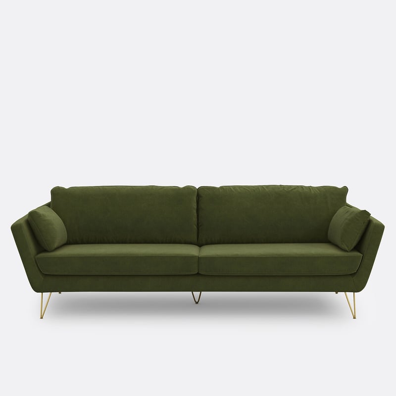 Sofa Aus Velours, 3-, 4- Oder 5-sitzer, Topim