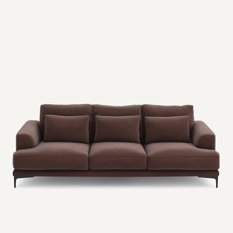Am.pm 4-sitzer-sofa Marsile, Leinensamt