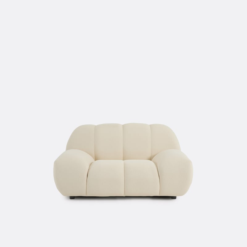 Xl-sessel, Gesteppter Stoff, Nuria