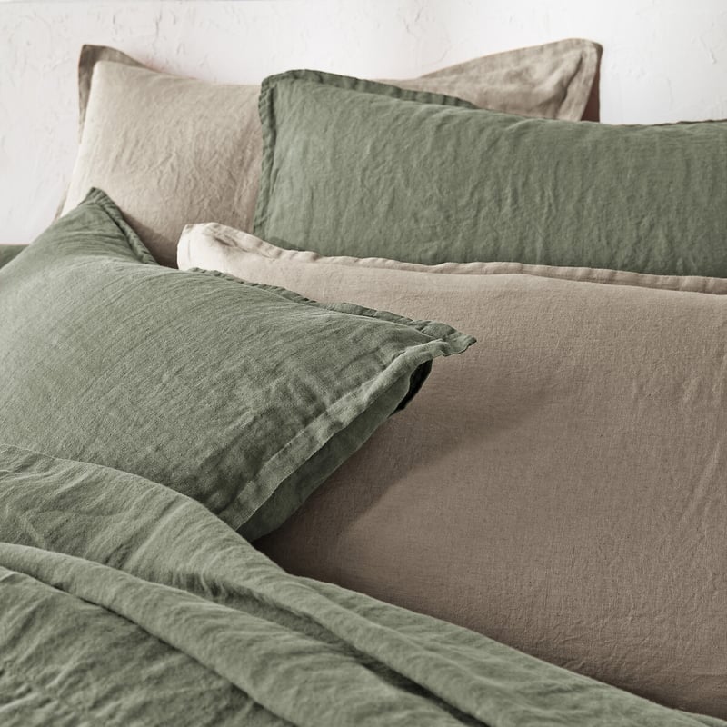 La Redoute Interieurs Fixleintuch Linot Aus Vorgewaschenem Leinen, Steghöhe 35 Cm